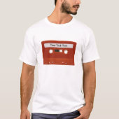 Rode Cassettebandje  T-shirt (Voorkant)