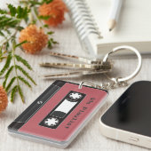 Rode Cassettebandjes Sleutelhanger (Voorkant Rechts)