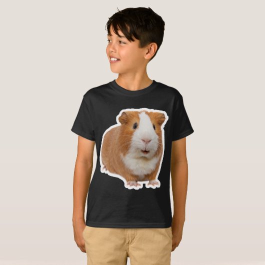rode cavia t-shirt (Voorkant volledig)