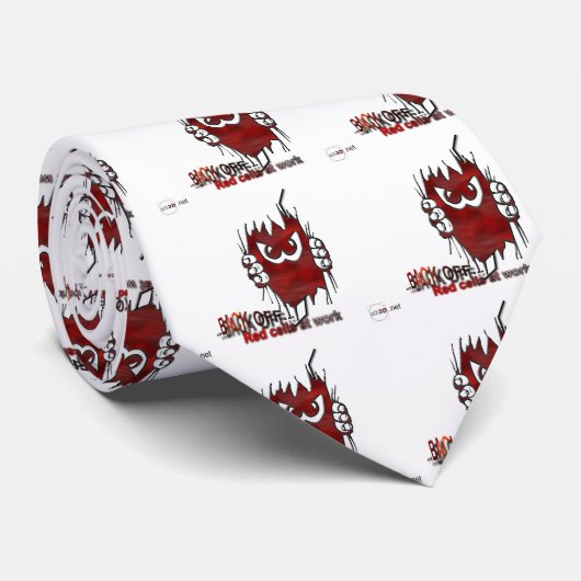 Rode cel, rode cel, rode cel, rode cel, rode cel,  stropdas (Opgerold)