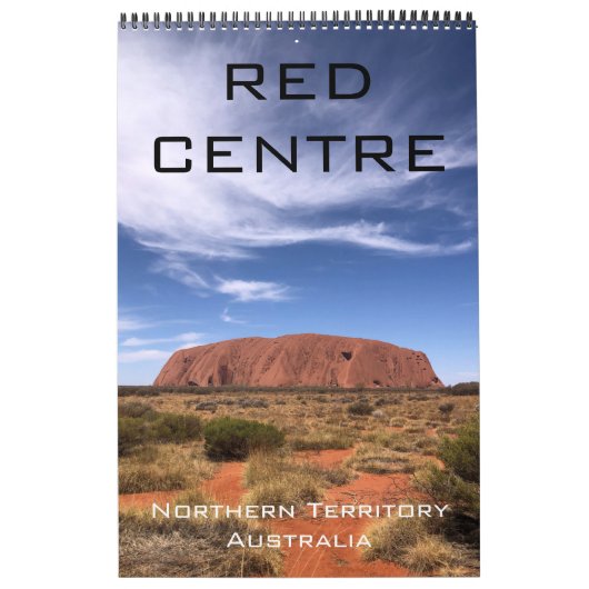 rode centrum australië 2026 kalender (Hoes)