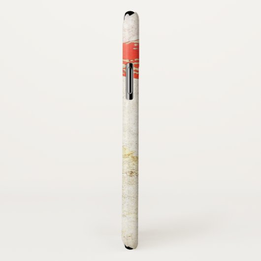 Rode champignons, morel, verzwakt achtergrond Case-Mate iPhone case (Achterkant / rechts)