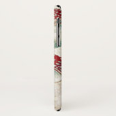 Rode champignons, morel, verzwakt achtergrond Case-Mate iPhone case (Achterkant/links)