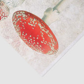 Rode champignons, morel, verzwakt achtergrond tissuepapier (Detail)