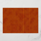 Rode Chanoeka Kaarsen Vrede Liefde Licht Echt Goud Folie Feestdagenkaart (Achterkant)