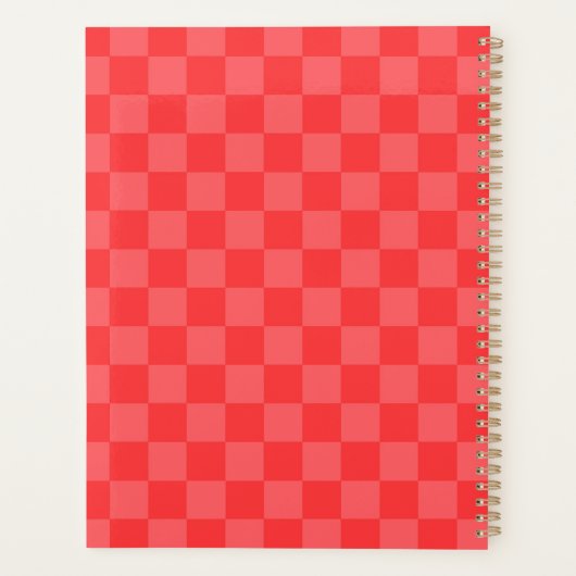 Rode check planner (Achterkant)