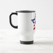 Rode Check STEM met Amerikaanse vlag Ster Reisbeker (Links)