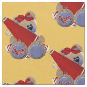 Rode Cheerleader Beer Stof (Close Up)