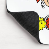 Rode Cheerleader Muismat (Hoek)