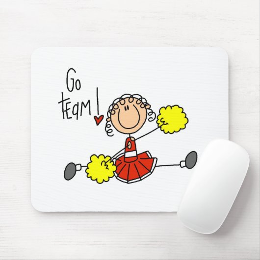 Rode Cheerleader Muismat (Met muis)