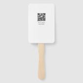 rode Cherry groene boog naam datum toevoegen baby  Handwaaier (Achterkant)