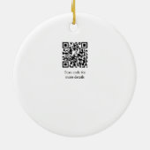 rode Cherry groene boog naam datum toevoegen baby  Keramisch Ornament (Achterkant)