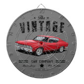 Rode Chevelle Dartbord (Voorkant)
