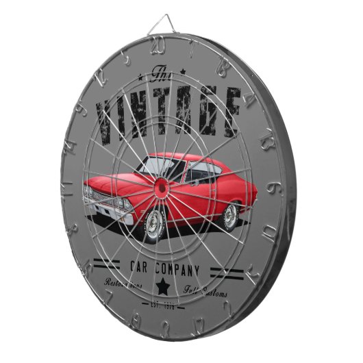  Rode Chevelle Dartbord (Voorkant Rechts)