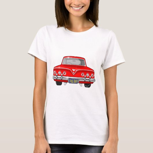 Rode Chevrolet 1961 T-shirt (Voorkant)