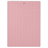 Rode Chevron Klembord | Chic Kantoor Organizer (Achterkant)