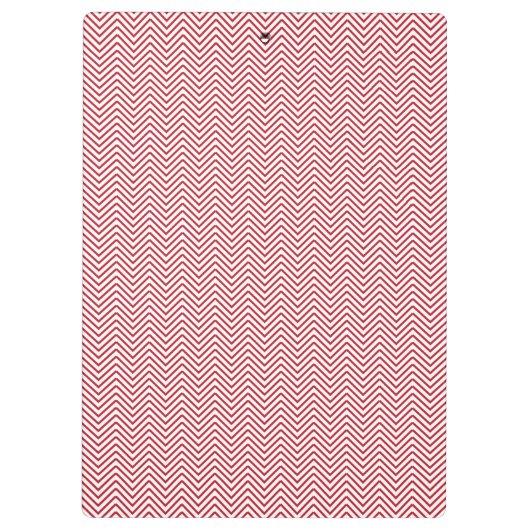 Rode Chevron Klembord | Chic Kantoor Organizer (Achterkant)