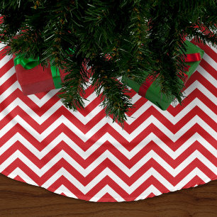 Rode Chevron strepen Kerstboom Rok
