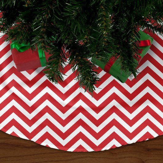 Rode Chevron strepen Kerstboom Rok