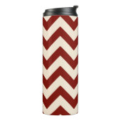 Rode Chevron van Schuur Thermosbeker (Gedraaid links)