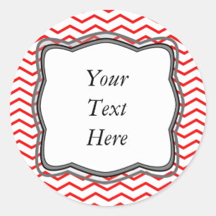 Rode Chevrons Label Design