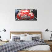 Rode Chevy Coupe Canvas Afdruk (Insitu (Slaapkamer))