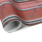 Rode Chevy Silver Trim Cadeaupapier (Rol Hoek)