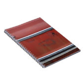 Rode Chevy Silver Trim Notitieboek (Rechterzijde)