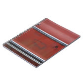 Rode Chevy Silver Trim Notitieboek (Linkerzijde)