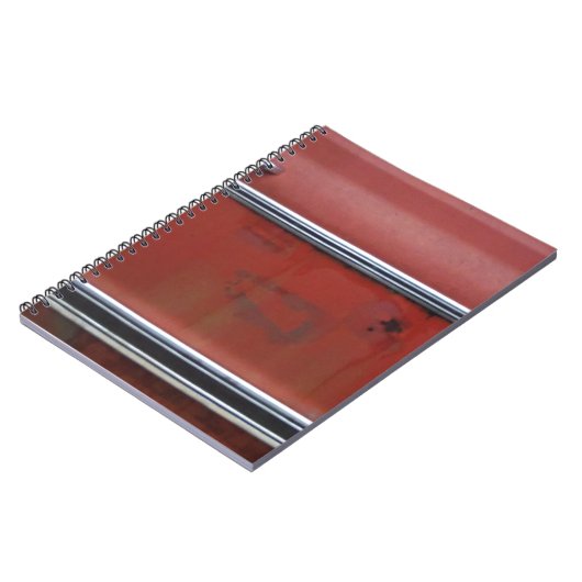 Rode Chevy Silver Trim Notitieboek (Linkerzijde)