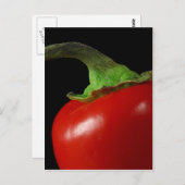 Rode chili briefkaart (Voorkant / Achterkant)