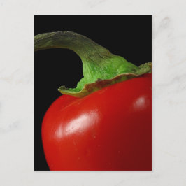 Rode chili briefkaart