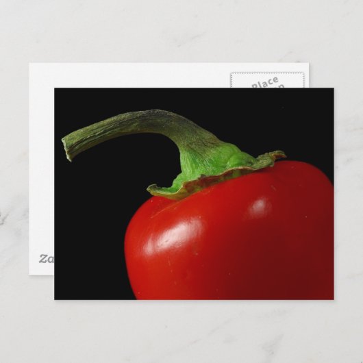 Rode chili briefkaart (Voorkant / Achterkant)