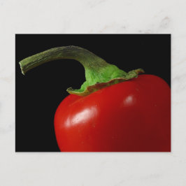 Rode chili briefkaart