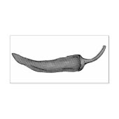 Rode Chili Chili Pepper Hot Spicy Peppers Stamp Rubberstempel (Afrduk)