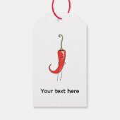 Rode chili Heet grapig Cadeaulabel (Achterkant)