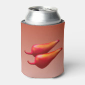 Rode Chili Pepers kan koeler 2-zijdig (Blikje Voorkant)