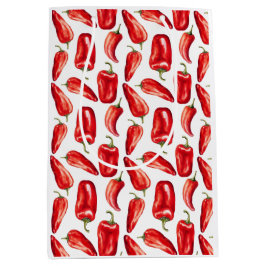 Rode Chili Pepers Medium Cadeauzakje