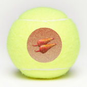 Rode Chili Pepers Penn tennisballen (Voorkant)