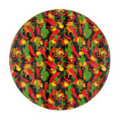 Rode Chili Peppers Snijplank (Voorkant)