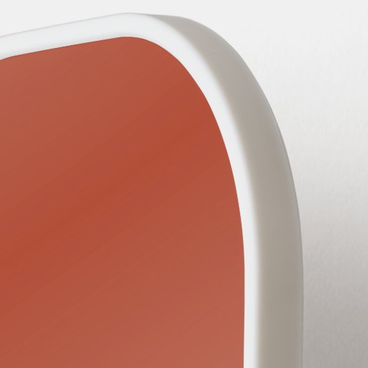 Rode Chili Peppers witte pickleball paddle (Links Detail)