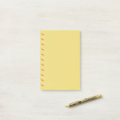 Rode Chilies Patroon Post-it® Notes (Op bureau)
