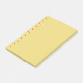 Rode Chilies Patroon Post-it® Notes (Schuin)