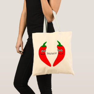 Rode Chilipeper Design Tote Bag