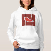 Rode Chilipeper Hoodie (Voorkant)