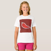 Rode Chilipeper T-shirt (Voorkant volledig)