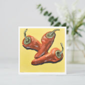 Rode Chilipeper Trio Kaart (Staand voorkant)