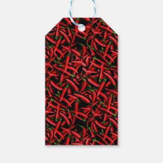 Rode Chilipepers Cadeaulabel