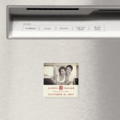 Rode Chinese foto van dubbel geluk sparen de datum Magneet (Insitu (Vaatwasser))