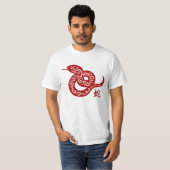  rode Chinese slang T-shirt (Voorkant volledig)